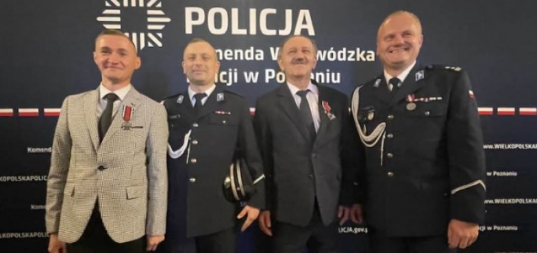 Wójt i burmistrz z powiatu konińskiego w gronie wyróżnionych przez policję