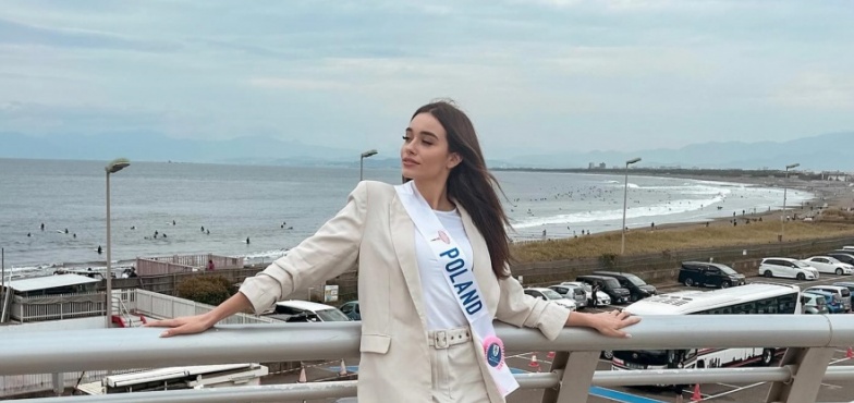 Julia Marcinkowska już w Japonii. „Miły dzień zakończył spacer po plaży”