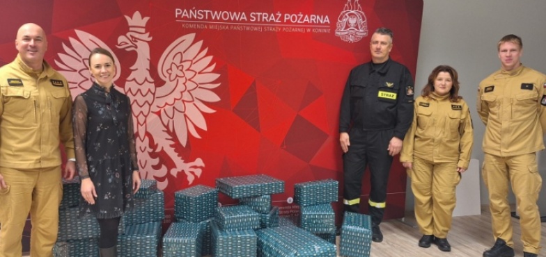 Strażacy w „Szlachetnej Paczce” 