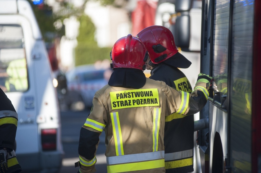 Budka z kebabem spłonęła na Witosa