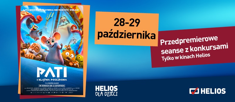 PATI i klątwa Posejdona. Główne role w tej opowieści należą do myszy i kota