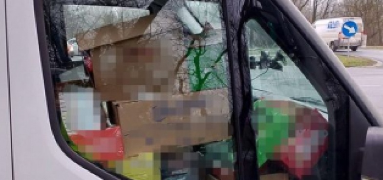 Upchnął jak tylko się dało. „Tak nie wolno!” – alarmuje policja