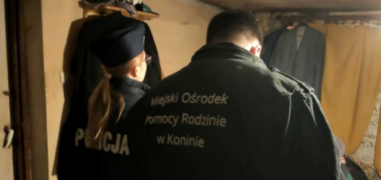 Konińscy policjanci liczyli osoby bezdomne 