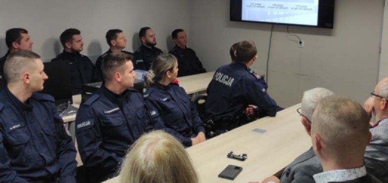 Policjanci też podsumowali służbę