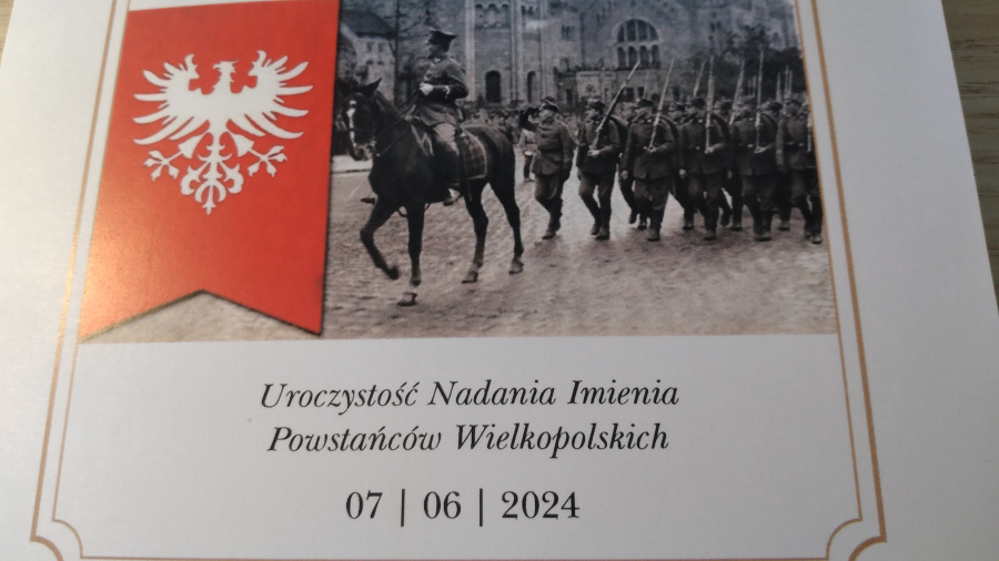 Szkoła otrzyma imię Powstańców Wielkopolskich