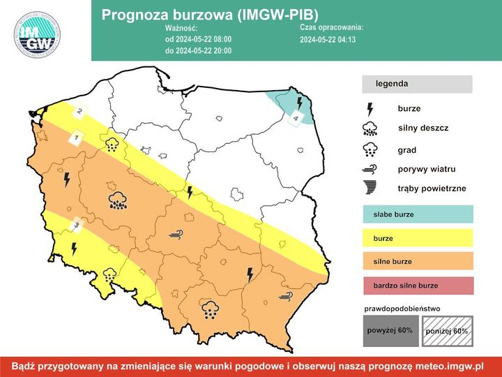 Tak to wygląda! Pogoda dziś niespokojna