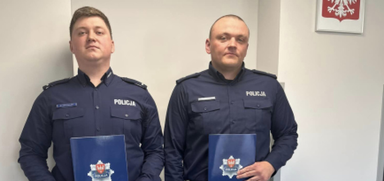 Policjanci z Turku wyróżnieni za uratowanie życia kobiecie