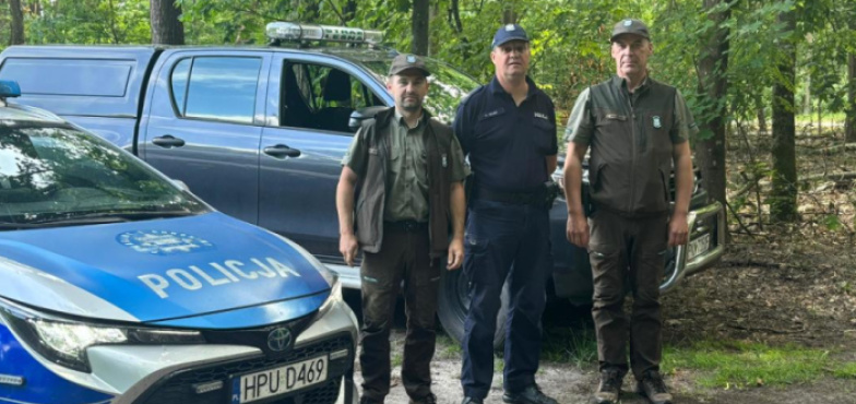 Policjanci i strażnicy razem przeciwko leśnym szkodnikom! Akcja „Bezpieczny Las”