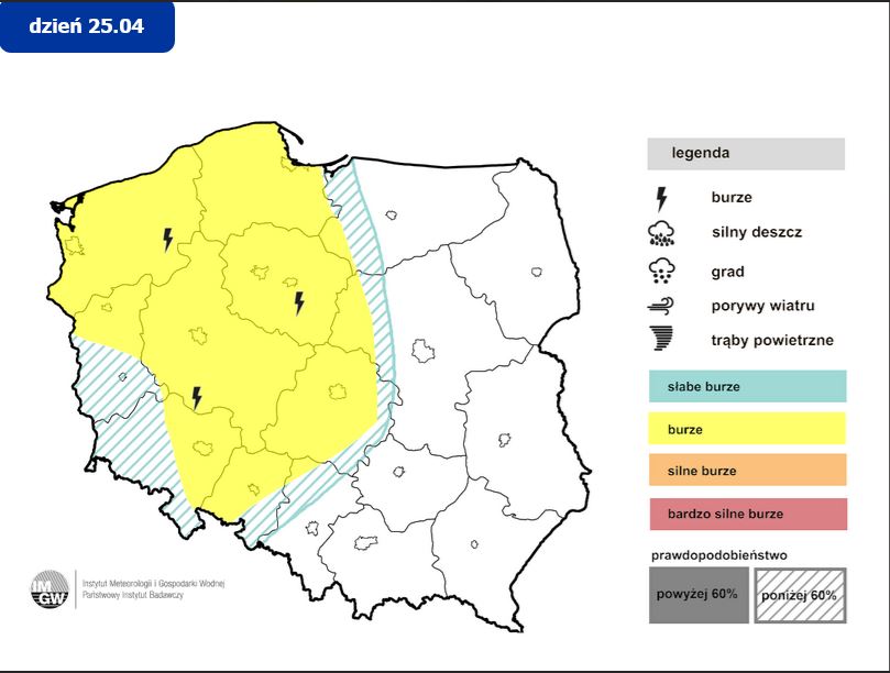 Dziś pogoda niespokojna 