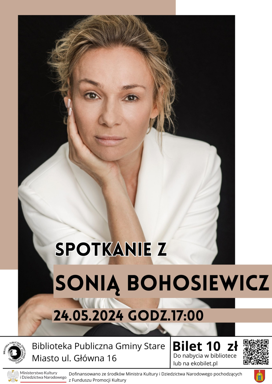 Staromiejska biblioteka otwiera sezon spotkań autorskich. Na początek Sonia Bohosiewicz