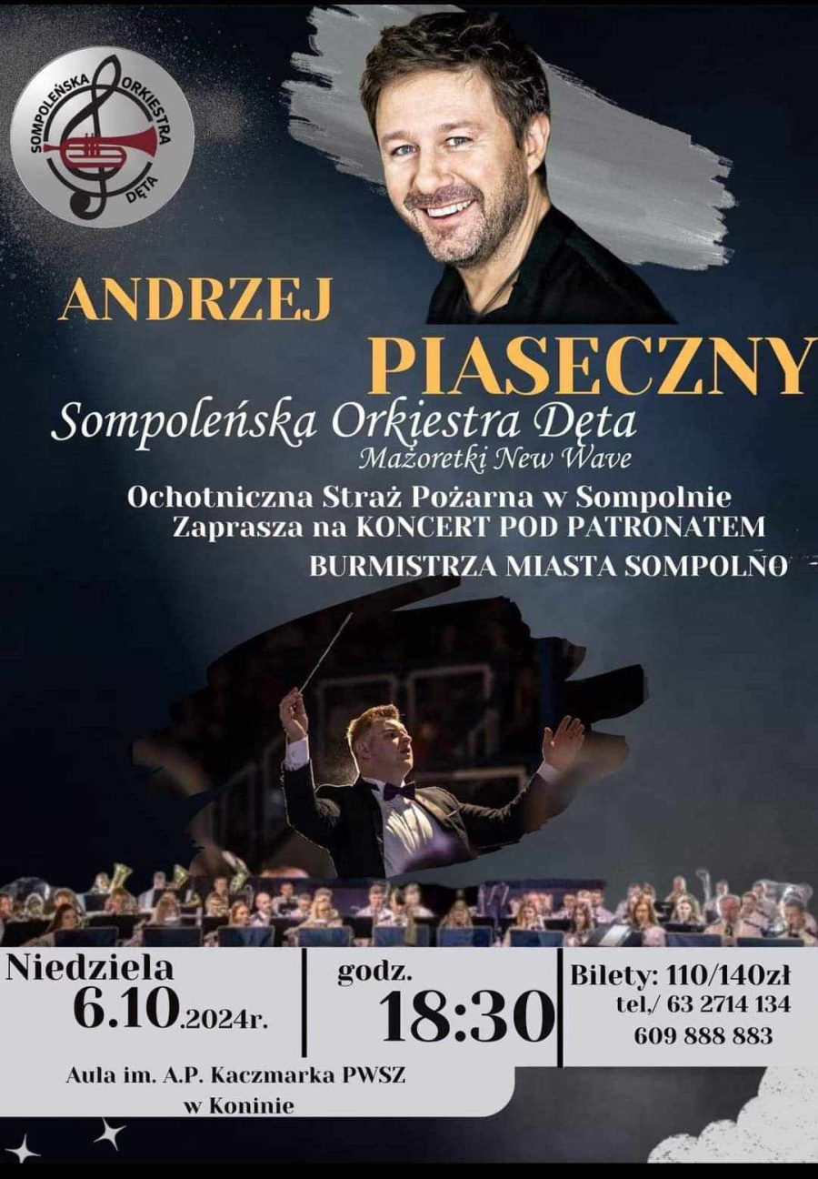 Z orkiestrą dętą wystąpi Andrzej Piaseczny