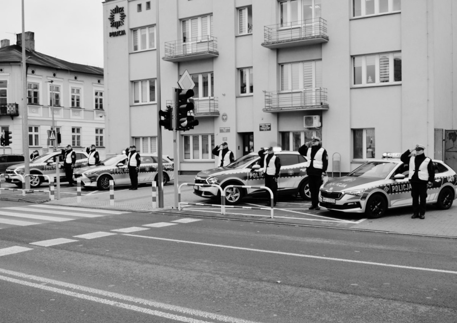 Policjanci oddali hołd zmarłemu koledze