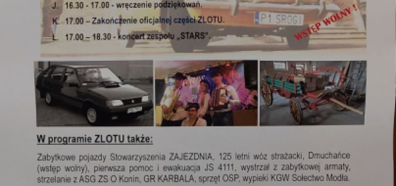 Miłośnicy zabytkowych pojazdów już szykują się na zlot
