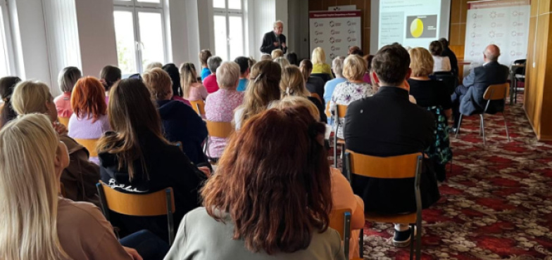 „Agresywny pacjent – prawa i obowiązku personelu”. Pracownicy szpitala wysłuchali wykładu