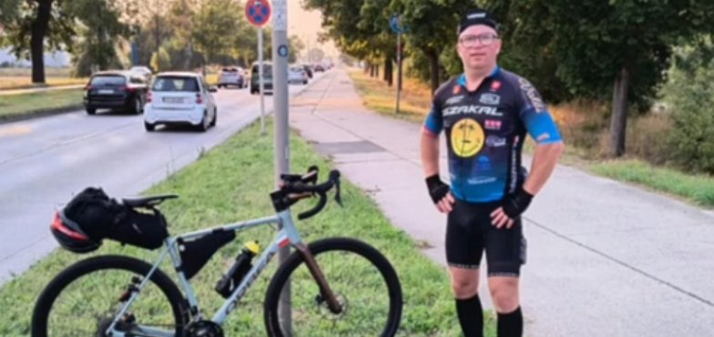 Kolejna wyprawa po zdrowie. Przejedzie na rowerze od Bałtyku po Adriatyk