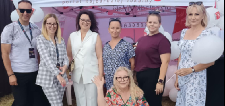 Nasza ekipa! Pod namiotem „Przeglądu Konińskiego” też się działo