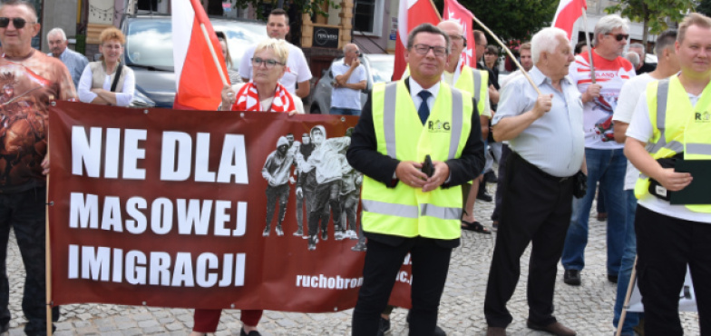 „To jest nasz dom i my go obronimy”. Protest „Stop imigrantom”