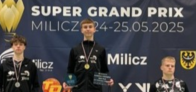 Adam Winciaszek ze złotym medalem w Super Grand Prix