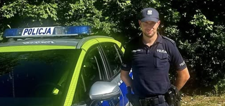 Służba nie zna wolnego! Policjant ruszył na ratunek w czasie urlopu
