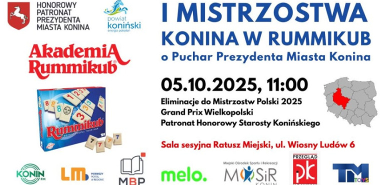  I Mistrzostwa Konina w Rummikub Konin 2025 