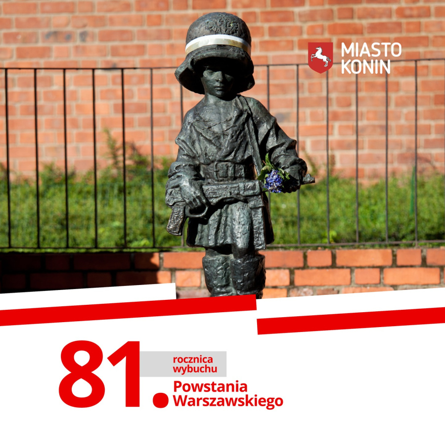 W Koninie odbędą się uroczystości upamiętniające 81. rocznicę wybuchu Powstania Warszawskiego 