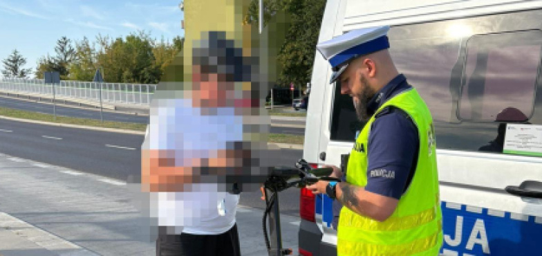 Działania „Jednoślad”. 20 kar, również za alkohol