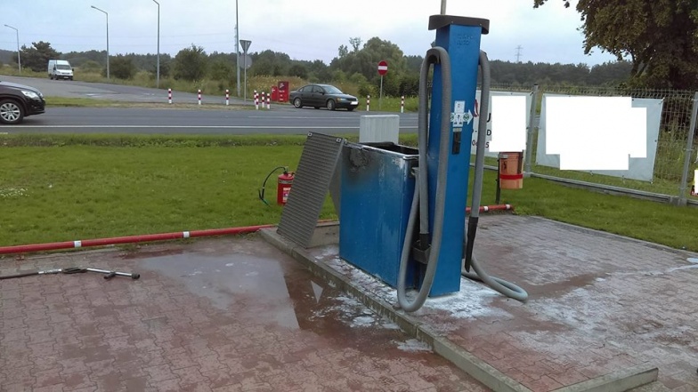 Zapalił się przemysłowy odkurzacz. Pożar został ugaszony