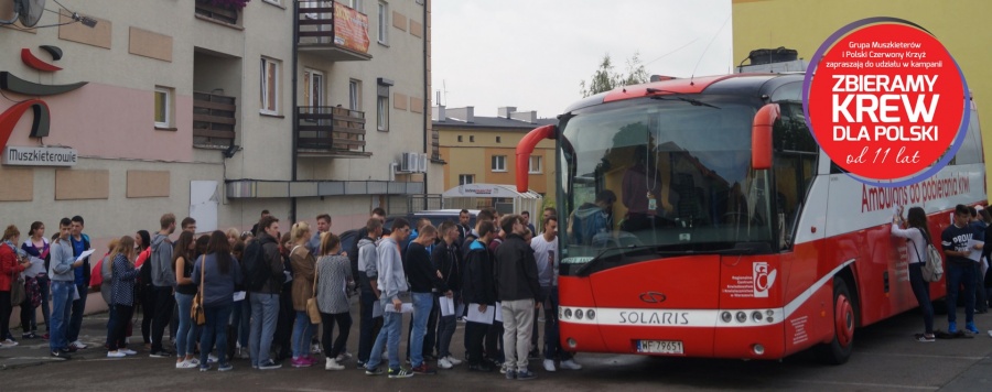 W sobotę  w „FERIO” będą zbierać krew dla Polski. Przed centrum stanie specjalny autobus