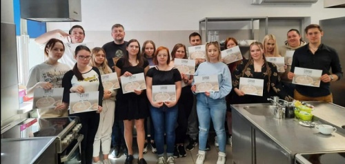 Szkolenie baristyczne klasy gastronomicznej i hotelarskiej Z.S im. Mikołaja Kopernika