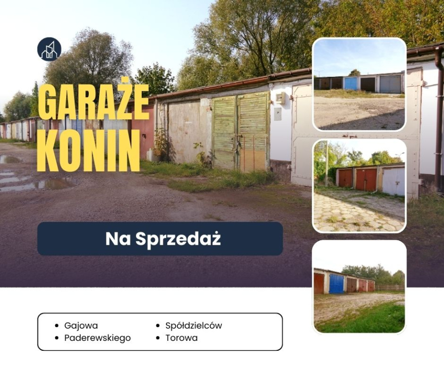 KONIN – GARAŻE NA SPRZEDAŻ