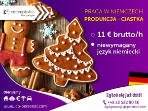 Pakowanie ciastek - bez znajomości języka - dla pracowników długoterminowych!