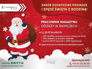 Pracownik magazynu odzieży (k/m) – Niemcy – praca do 23.12.2021 i Święta w domu! Premia 150 €!