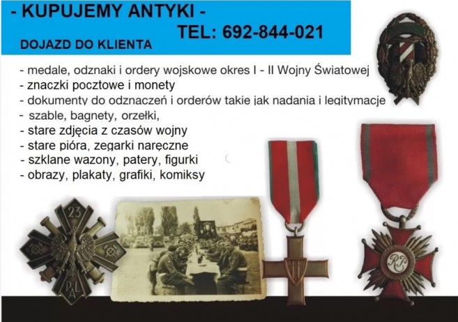 Kupię znaczki pocztowe, monety, medale wojskowe