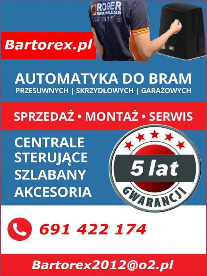 SPRZEDAZ - MONTAZ - SERWIS  691422174 sprezyny do bram, linki do bram, naprawa bram, wymiana bram , automatyka do bram