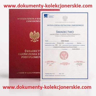 Oferuję Dyplomy magisterskie, licencjacki, inżynierski, matura, szkoły zawodowe