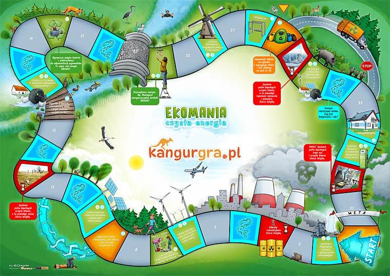 EKOMANIA edukacyjne GRY XXL dla DZIECI do nauki i zabawy KangurGra.pl
